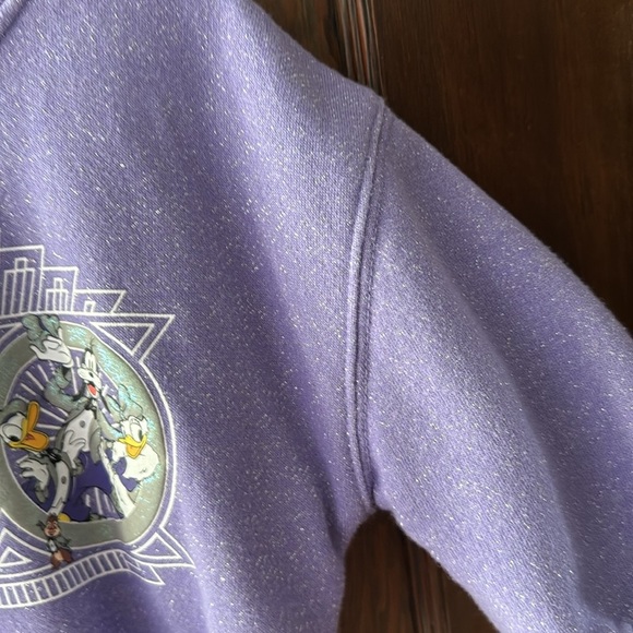 Disney 100 Purple Kids Sweater with Mickey and Friends - Picture 4 of 10
